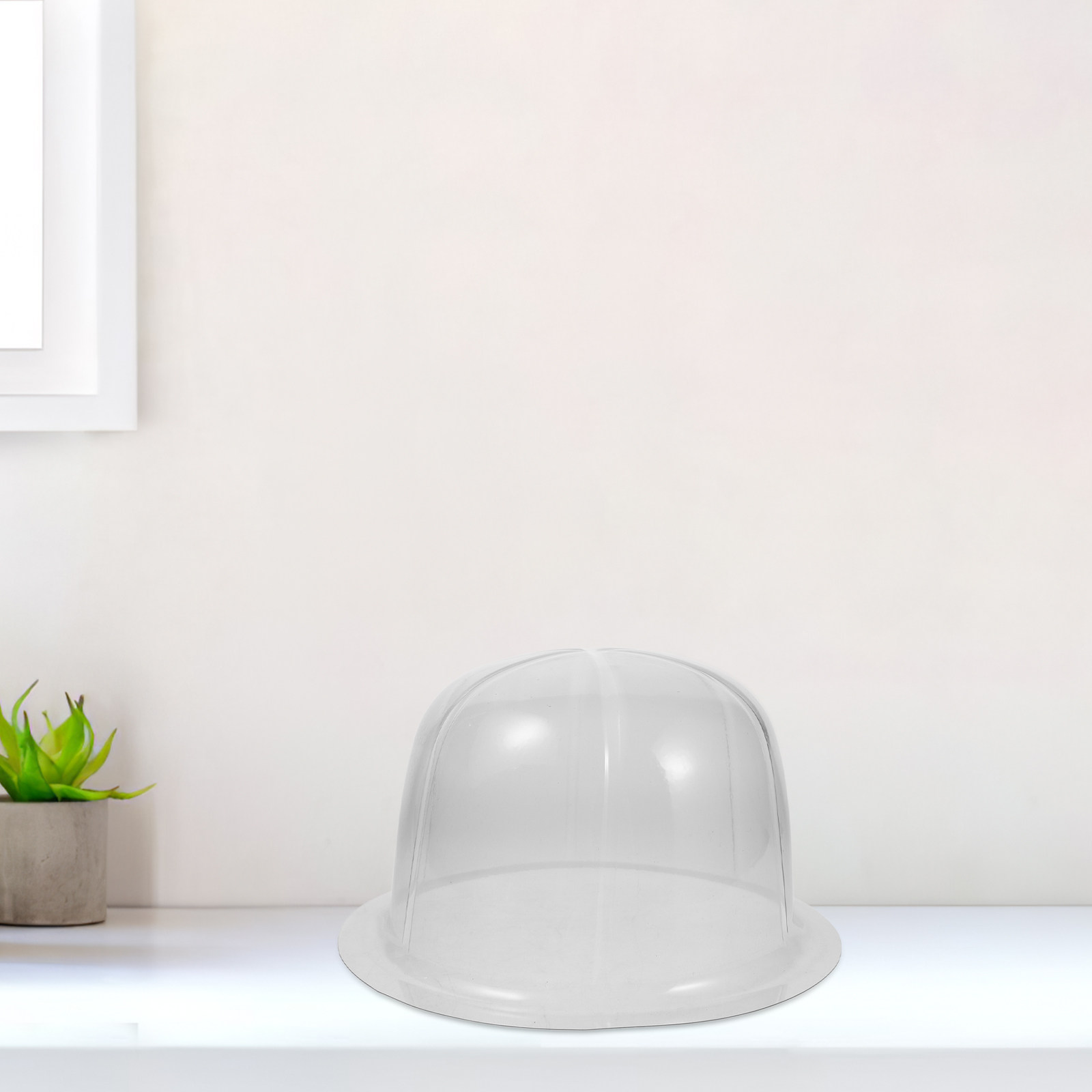 Plastic Dome Clear - 10 قطع من القباب البلاستيكية الشفافة