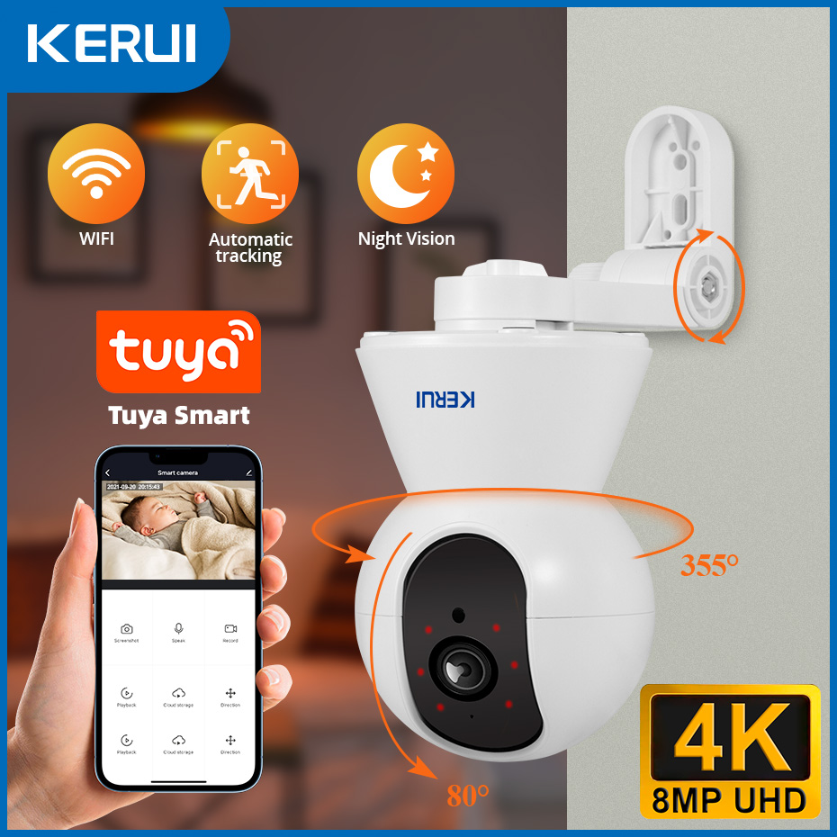 Eufy Camera E220 - KERUI داخلي 4K HD Tuya Smart