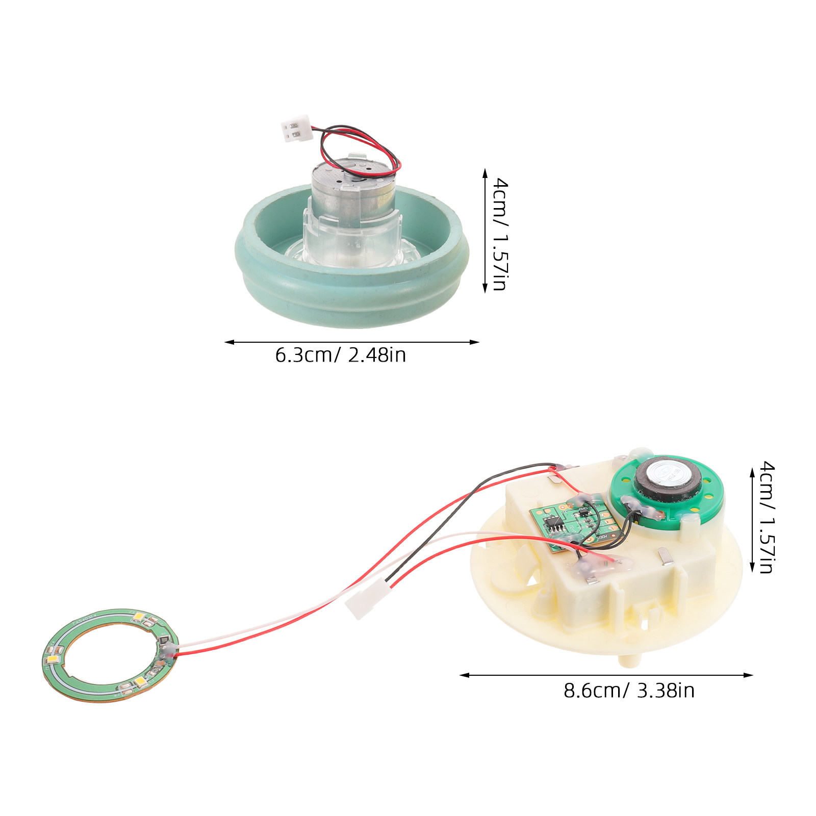 كرة ثلجية متحركة مع موسيقى وإض - مراجعة Plastic Dome Clear وسعره