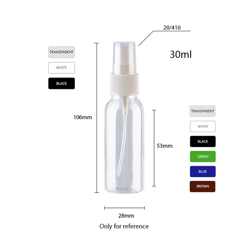 30 قطعة 30 مللي 50 مللي 60 ملل - مراجعة Misting Bottle Fine وسعره