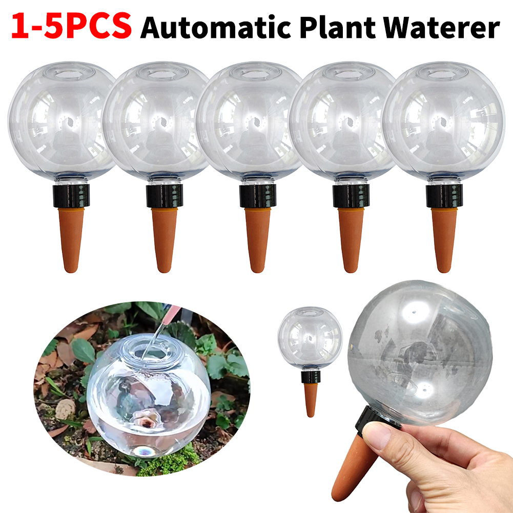 1/5 قطعة أجهزة سقي محمولة متعد - مراجعة Self Watering Insert وسعره