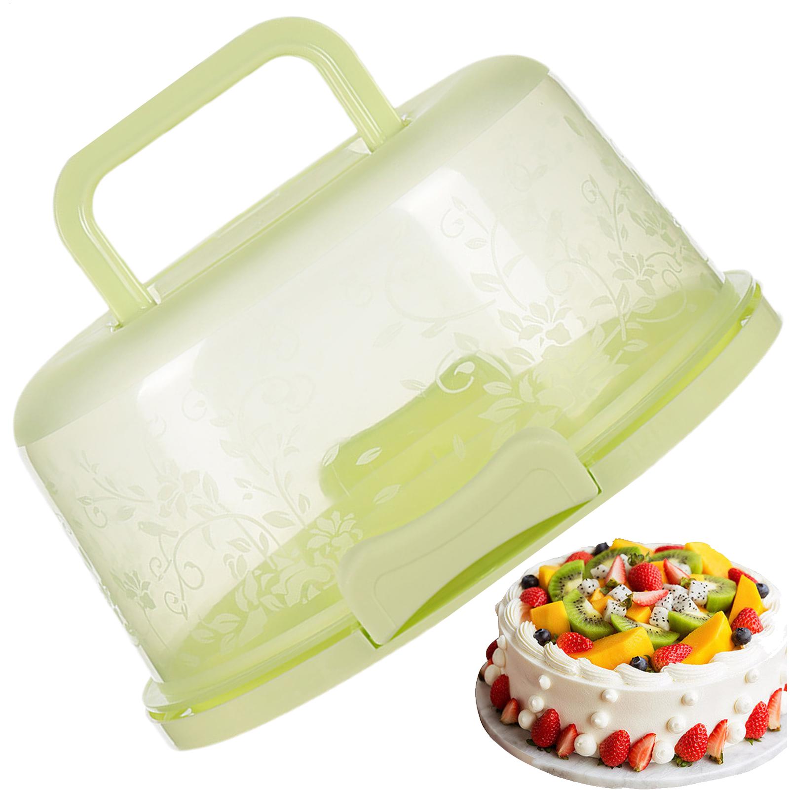 حاويات الكيك مع أغطية شفافة قا - مراجعة Plastic Dome Clear وسعره