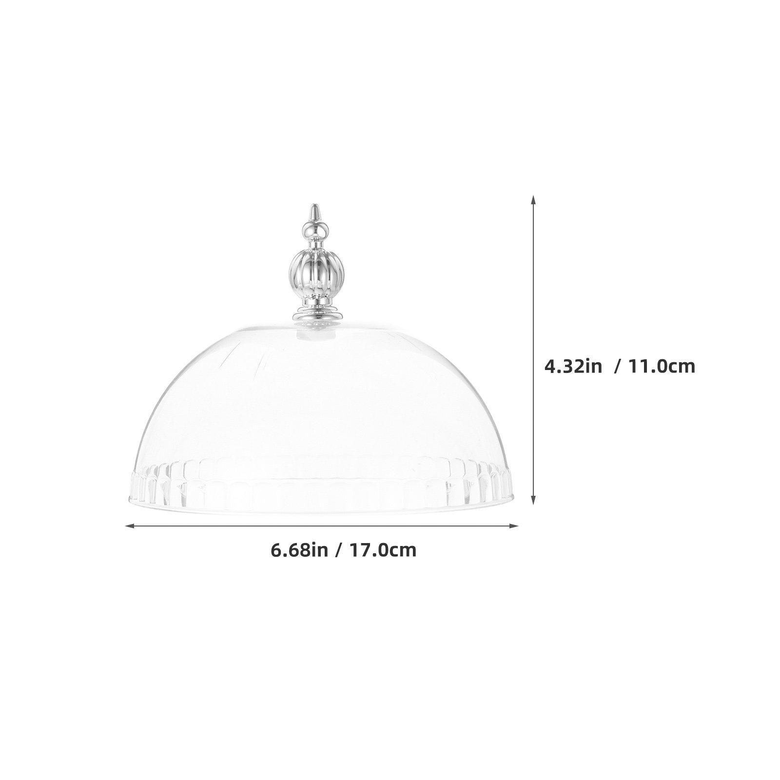 غطاء بلاستيكي شفاف للكيك مقاس  - مراجعة Plastic Dome Clear وسعره