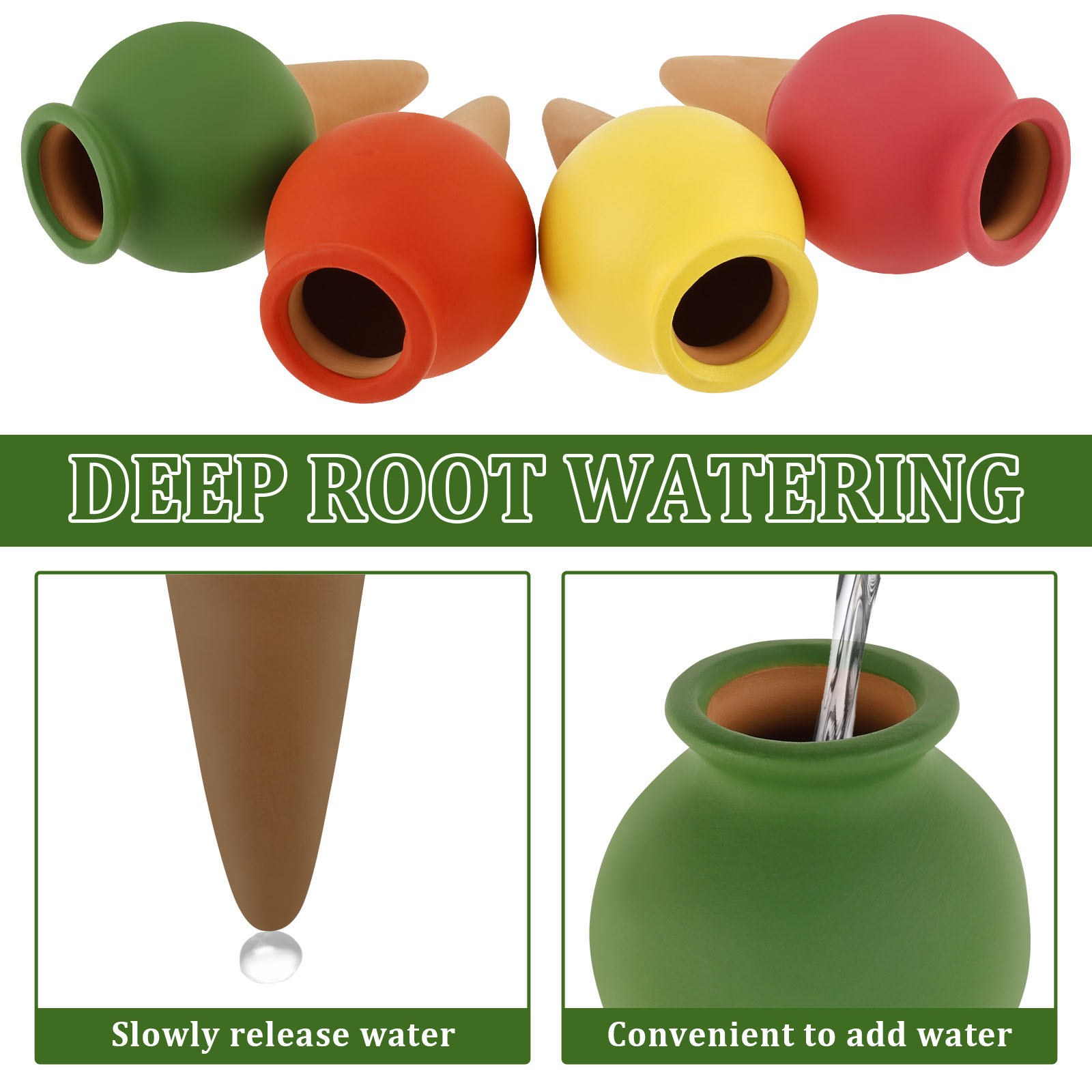 8 قطعة الطين الذاتي سقي المسام - مراجعة Self Watering Insert وسعره