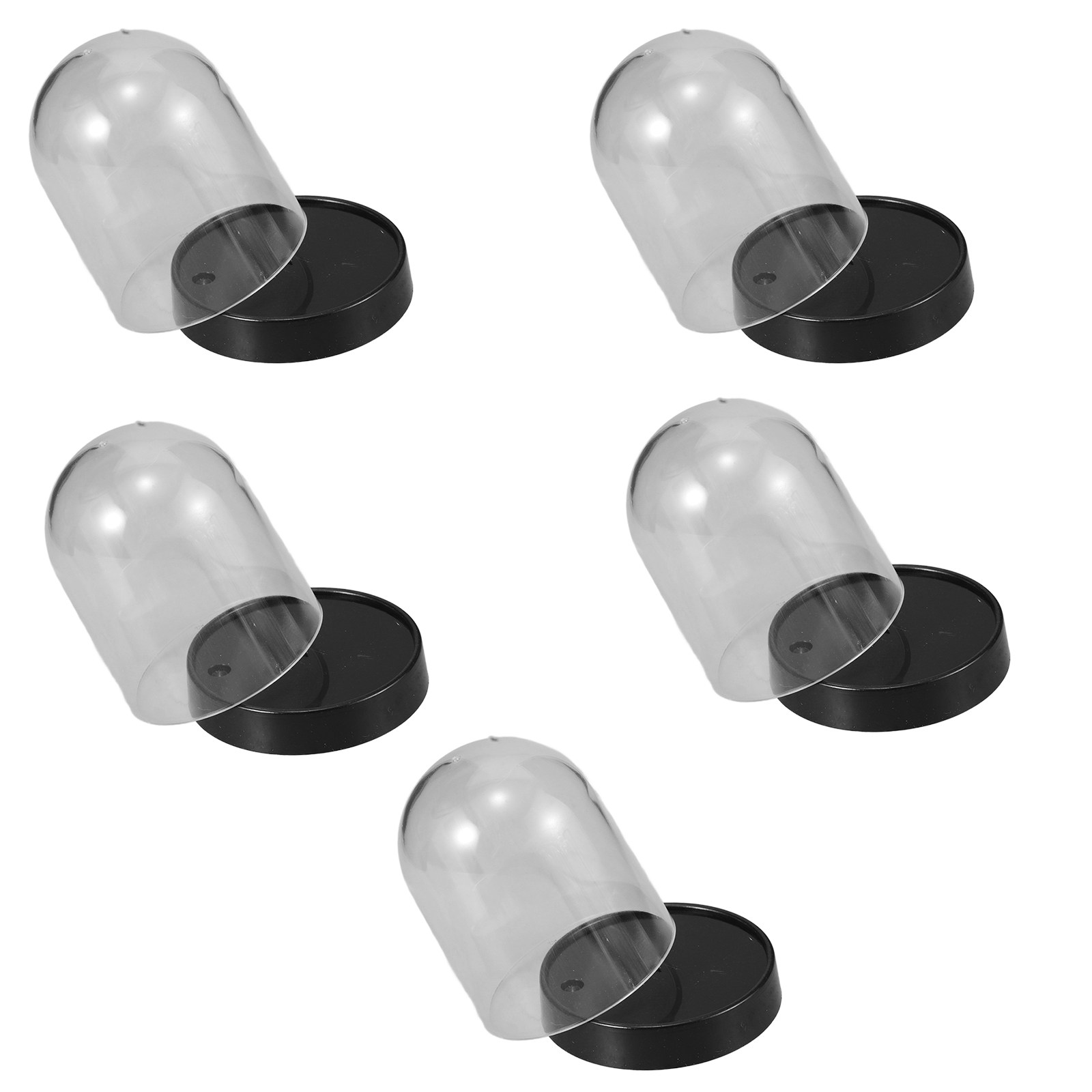 5 مجموعات من أغطية العرض البلا - مراجعة Plastic Dome Clear وسعره